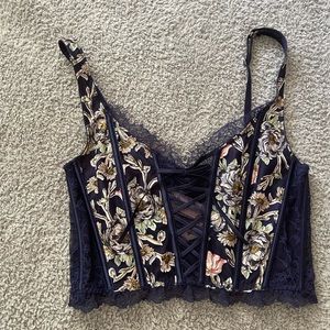 Victoria’s Secret floral Corset bra top